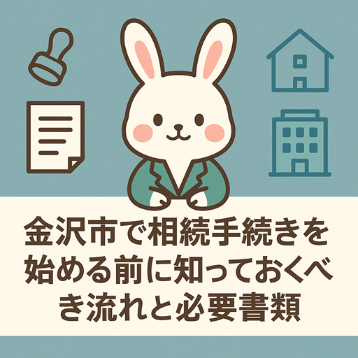 【初心者向け】金沢市で相続手続きを始める前に知っておくべき流れと必要書類